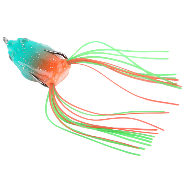 Artificial Fish Snakehead agn Naturtro myk froskelokking Swimbbait med krok og hale3#