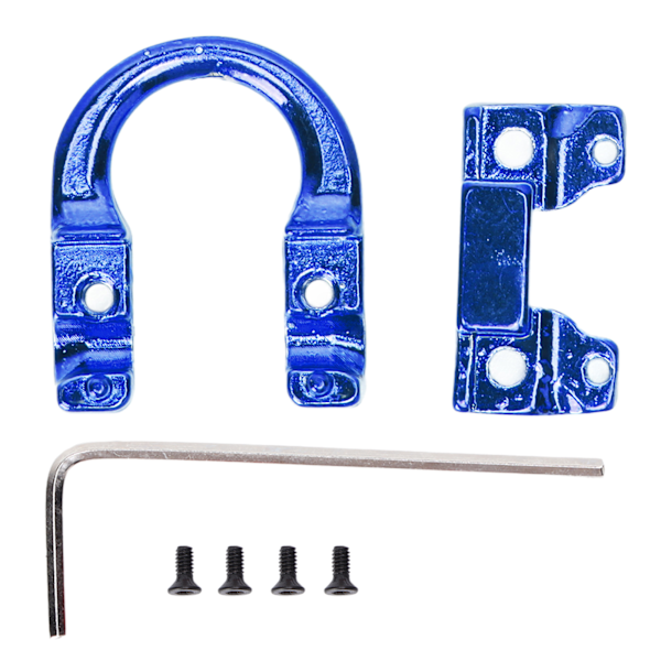Pilbåge Metall D-Loop U-Forma Ring Metall D-Ring Pilbåge Jakt Riktad Skytte Skyddshjälp Tillbehör Blå