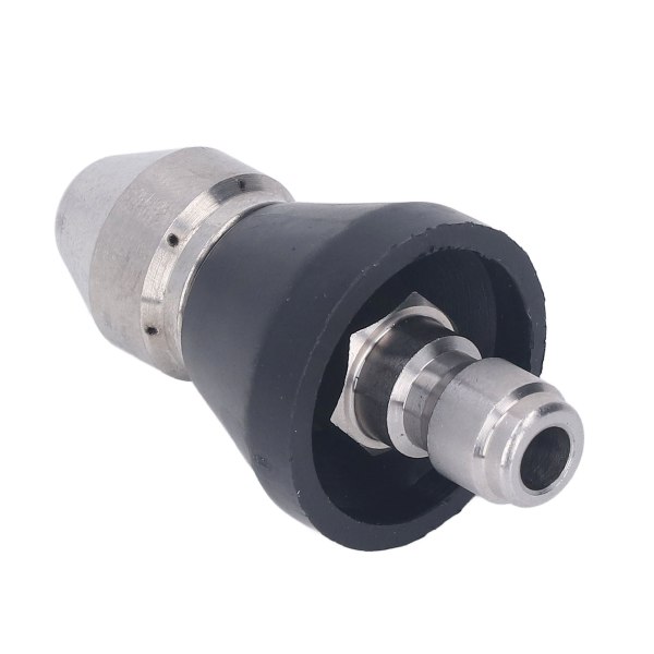 Trycktvätt Turbo Munstycke Spetsig 5000PSI Mini Kompakt Rostfritt Stål Turbo Munstycke för Ersättning Mittenhuvud Bakre 6 Hål 1/4in NPT