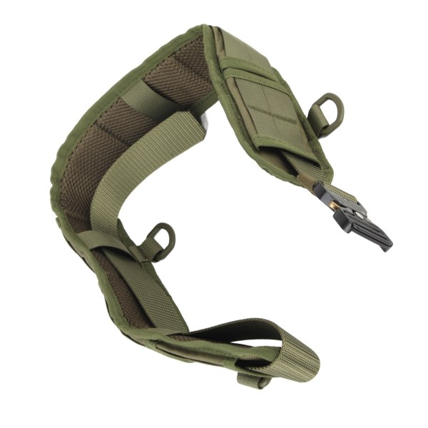 Battle Belt Taljebælte Multifunktionel Hurtig Udløsning Anti Slip Nylon Aluminium Legering Spænde Slidstærk Utility Bælte til Jagt Skydning OD Grøn