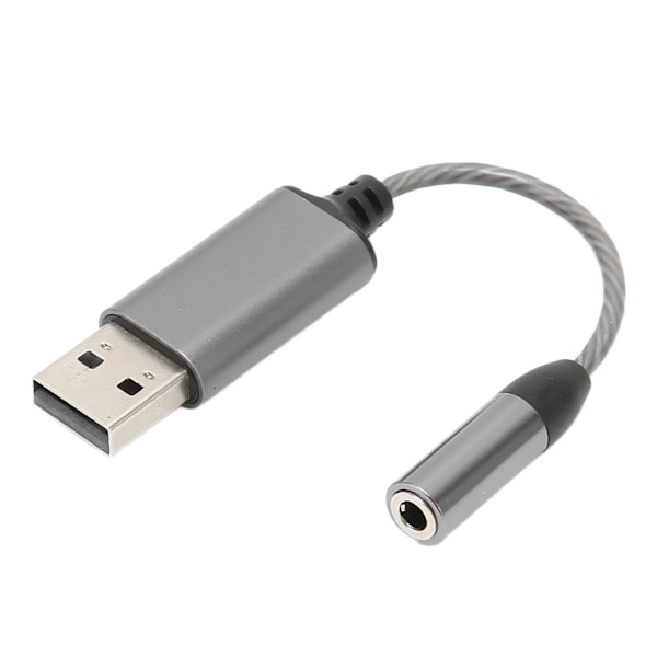 USB-sovitin 2 in 1 Laaja yhteensopivuus Älykäs siru Kompakti Kestävä Helppokäyttöinen USB - Aux-kaapeli kotiin ja toimistoon