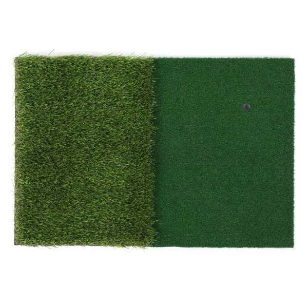 40x60cm 2-i-1 Innendørs Golf Putting Treningsmatte Flyttbar Golf Sving Treningsgreen