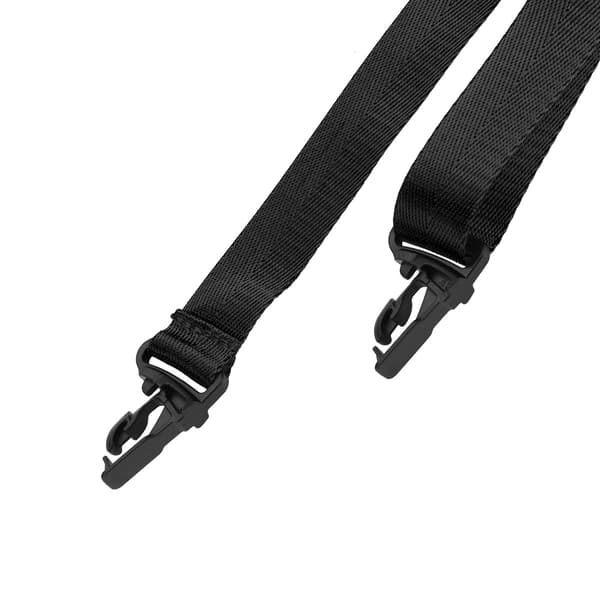 Justerbar Ukulele Ukelele Rem Snor Snap Fit Nylon med Krog (Sort)