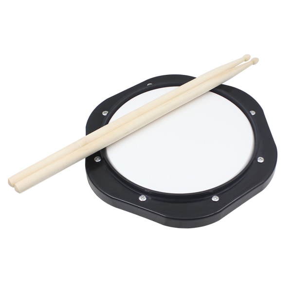 Letvægts 10" Silent Plastic Drum Pad Musikinstrumenter til øvelsestræning