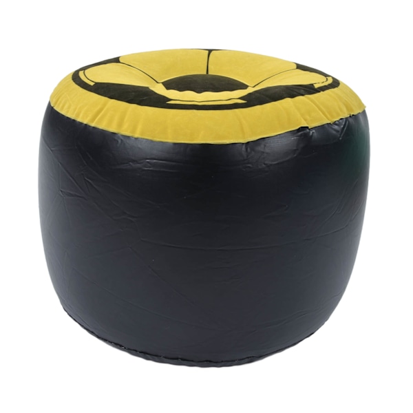 Fotboll Uppblåsbar Stol PVC Flockning Bärbar Pall Soffa för Sommar Strand Resor