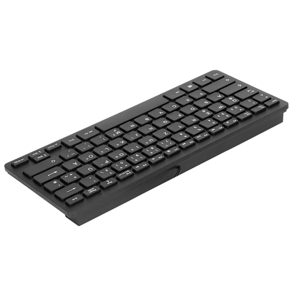 Ergonomisk Ultratynn Mini Tastatur for Datamaskiner, Slitesterk Ledningsbasert 78-Tasters Mekanisk Tastatur for PC-Bærbare (Tysk)