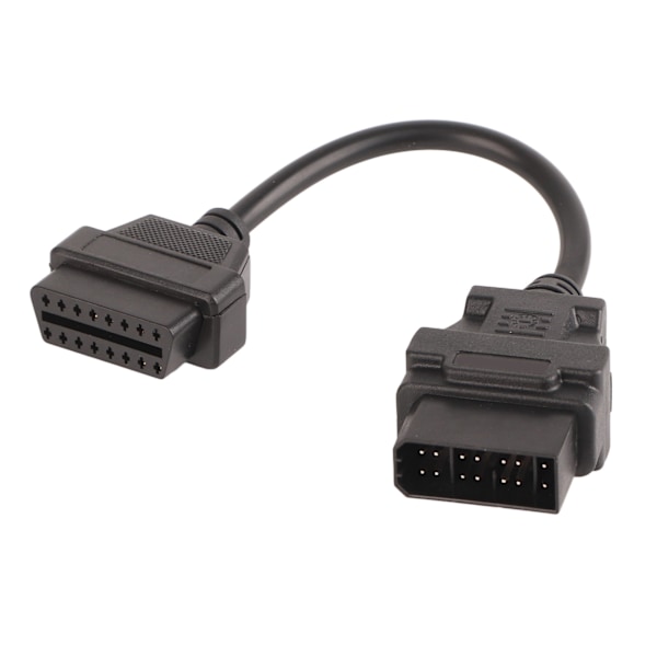 Bærbar OBD2 Kabel 14-polet til 16-polet Bilfejldiagnostisk Adapterkonverter