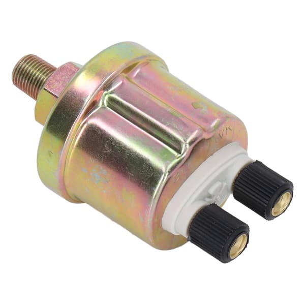 Olietryksensor aluminiumslegering stabil generator olietryksensor til VDO 1/8 NPT 0-10Bar blank finish dobbelthoved