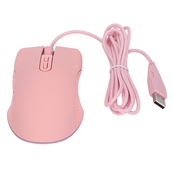 Kablet Mus RGB Bakgrunnsbelysning 4 Nivåer Justerbar DPI Ergonomisk Komfortabelt Grep Gamingmus