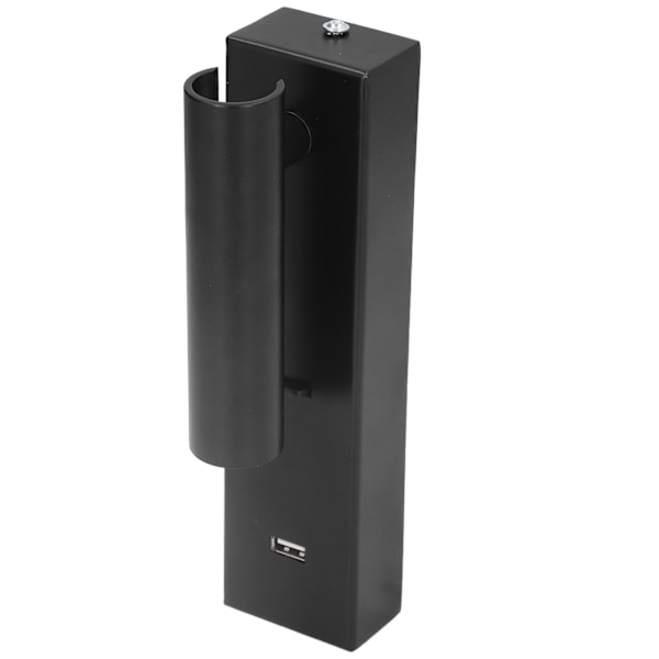 Veggmontert leselampe Minimalistisk mote LED-vegglampe med bryter USB-port for innendørs soverom 100‑240V