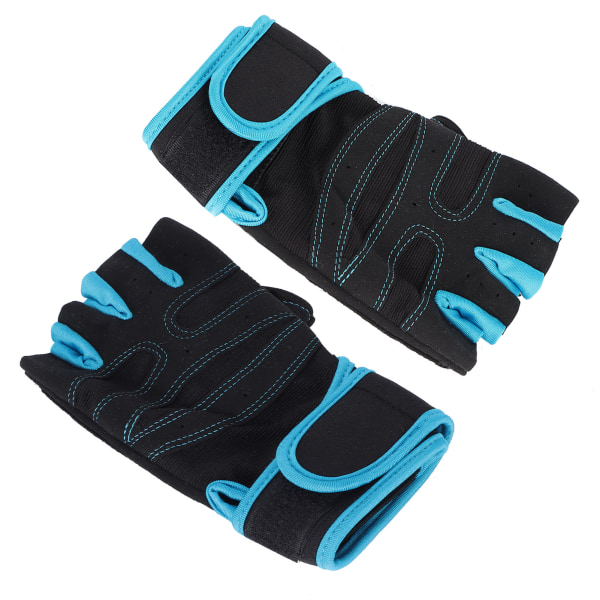 Half Finger Fitness Beskyttelseshansker Anti-Slip Håndleddsstøtte Vektløftende hansker(XL)