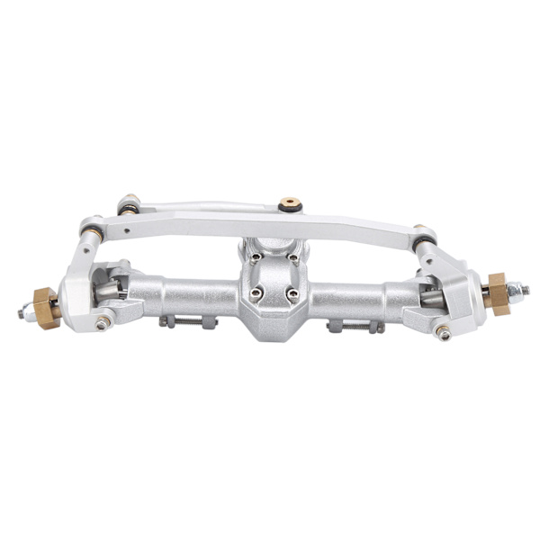 RC Metall Komplett Foraksel Akselmontering for Axial SCX24 90081 1/24 RC Bil Oppgraderingsdeler Sølv