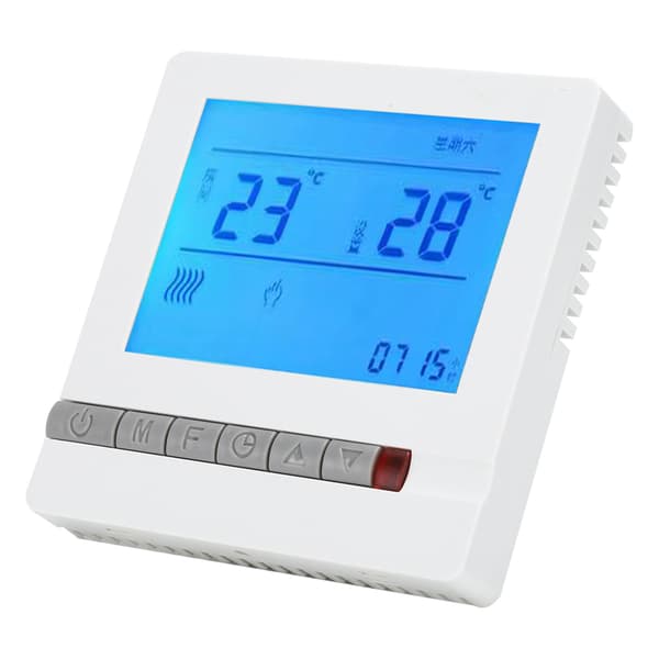 AC220V Termostat Vand Gulvvarme Temperaturregulator Panel med LCD-display