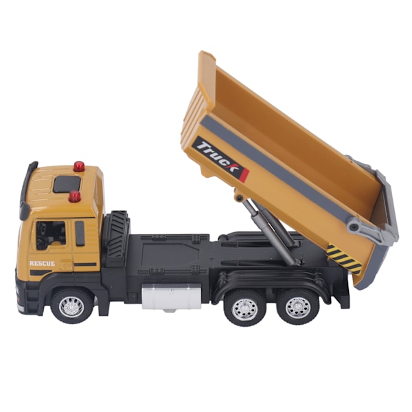 1/32 RC Engineering Transport Truck Toy med full funksjonell belysning, musikk og legering