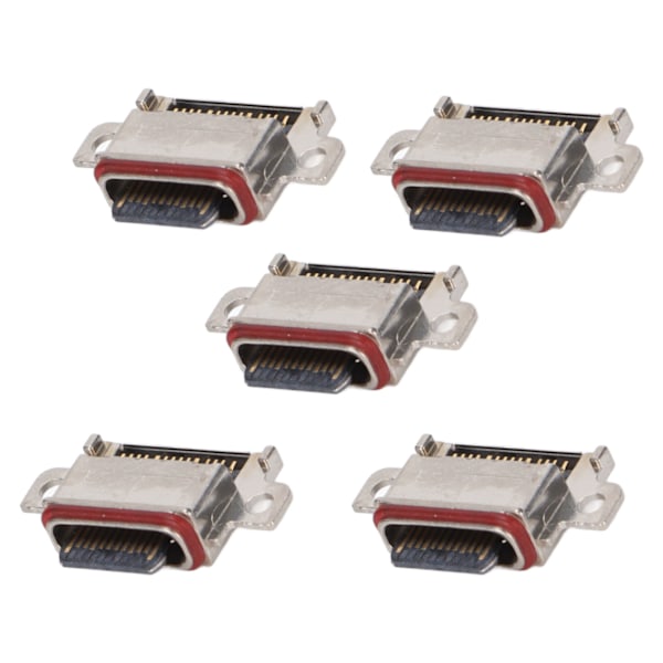 5kpl Type C USB-laturiliitin Pistorasia Datan Latausportti Takatulppa Galaxy S10:lle