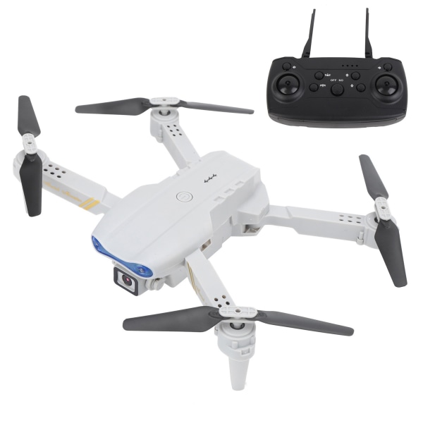 Fjernkontroll 4K kamera Drone sammenleggbar 4-akslet RC Quadcopter modell leketøy med LED-lys Enkelt kamera