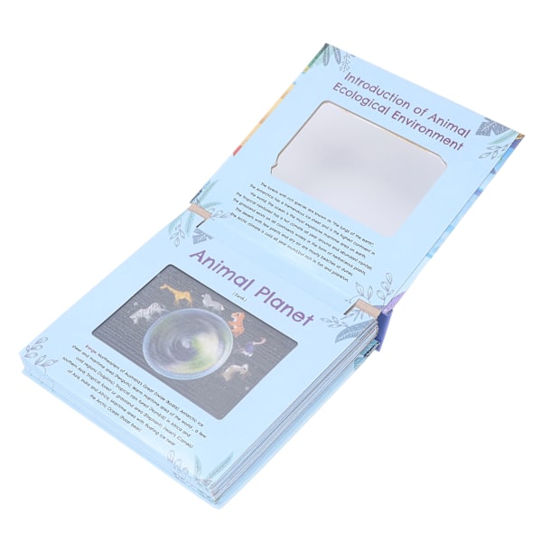 3D-encyklopedisk bok - Tredimensjonal dyrekunnskap - Kognitiv utvikling - Barnelesing - 3D-bok