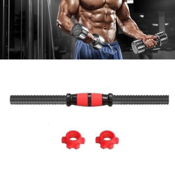 35 cm håndvægtforbindelsesstang 2 vægtstangsskruekraver Universal til hjemmegymnastik styrketræning