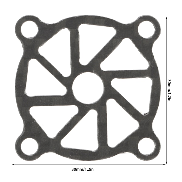 30x30mm jäähdytystuulettimen cover hiilikuitu RC sähkömoottorin tuulettimen cover C