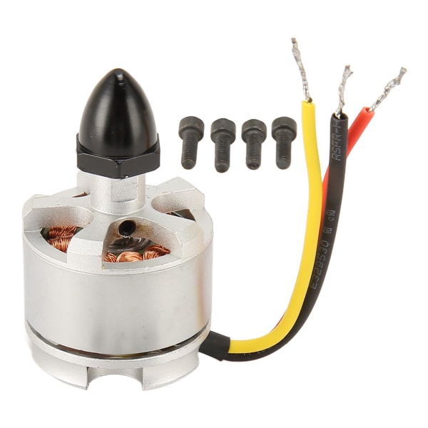 Dronemotor CW CCW børsteløs 920KV med 3,5 mm stik M6-møtrikker til Phantom 1 Quadcopter F330 F450 S500 1045 Propel Sort