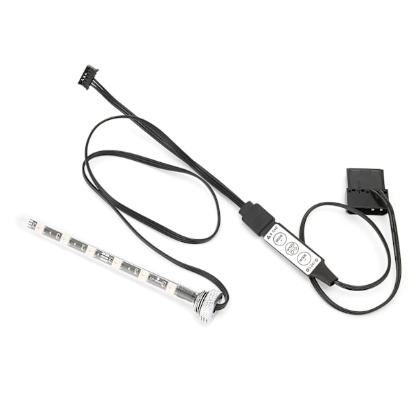 Akvarielys Justerbar Fuld Farve RGB Computer Vandkøling Tank Lys LED Rørlampe