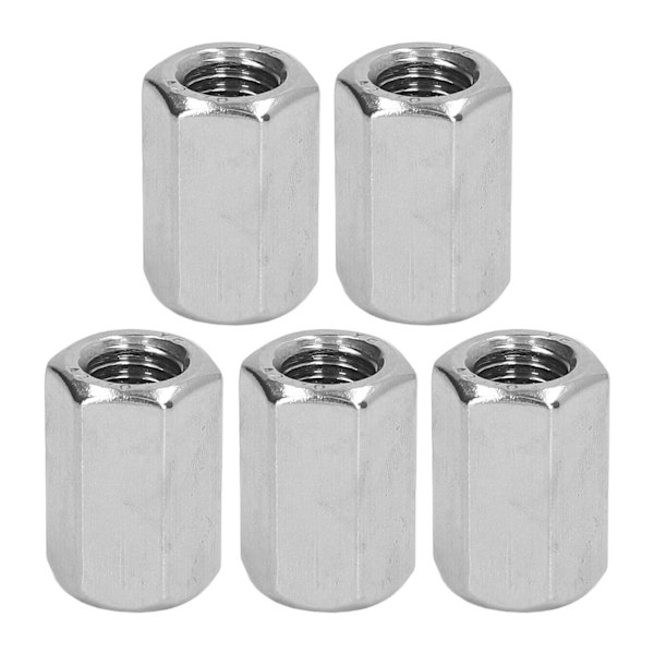 5 kpl kuusiokoloruudu M12 X 1,75 19 L30mm ruostumaton teräs ruostumaton 6 sivua pitkä tanko mutteri asennukseen