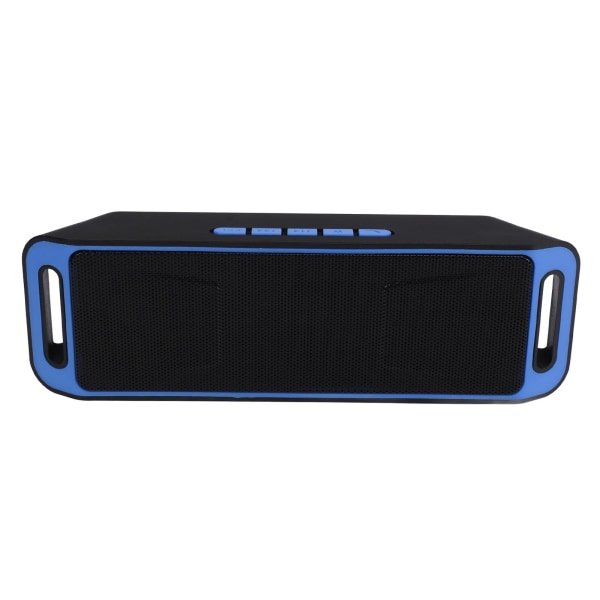 Bluetooth Dubbla Högtalare Trådlös Portabel Högtalare Multifunktionell Mini Bluetooth Högtalare för Hem Utomhus Bil Blå