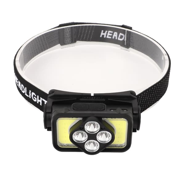 COB Hodelykt USB Oppladbar Led Hodelykt IPX4 Vanntett Hodelykt Bevegelsessensor Utendørs Fiske Camping Hodelykt