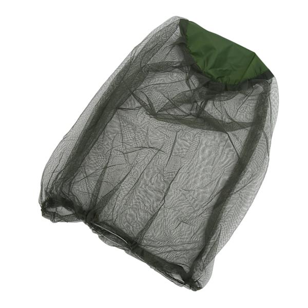 Myggnät Mesh Flugmygg Skärmskydd för utomhusvandring Fiske Camping Green