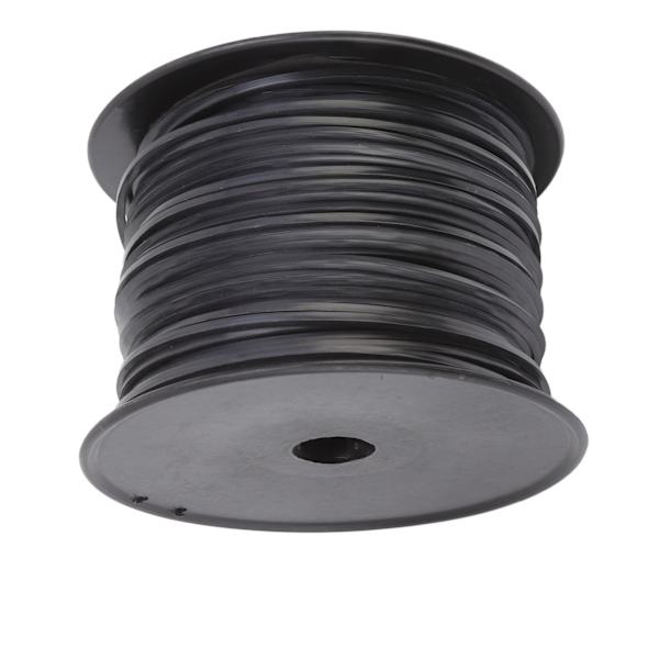 3,3 mm/0,13 tommer firkantet snor trimmer line høj effektivitet nylon sort græs trimmer line udskiftning til Husqvarna 100m/328,1ft