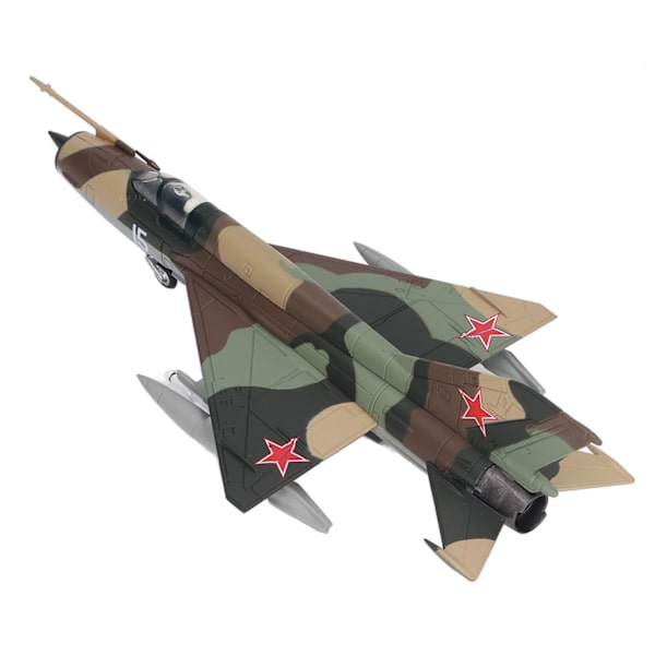 1:72 Gjutmodell av flygplan med displaystativ Hög simulering Kompakt legering Flygplan Jaktmodell
