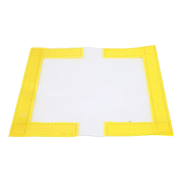 Fiskekrokdeksler Slitesterk agnoppbevaringspose Gjennomsiktig Nylon Lure Protection Wrap for FishermanYellow S