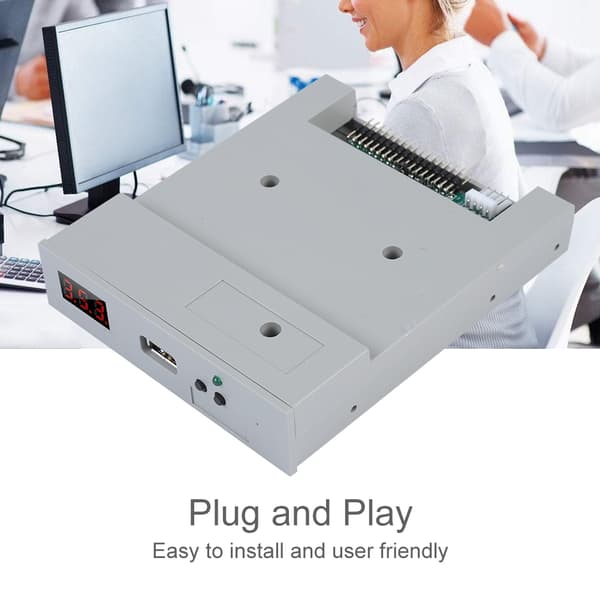 SFR1M44-U100 3.5in 1.44MB USB SSD Floppy Drev Emulator Plug and Play