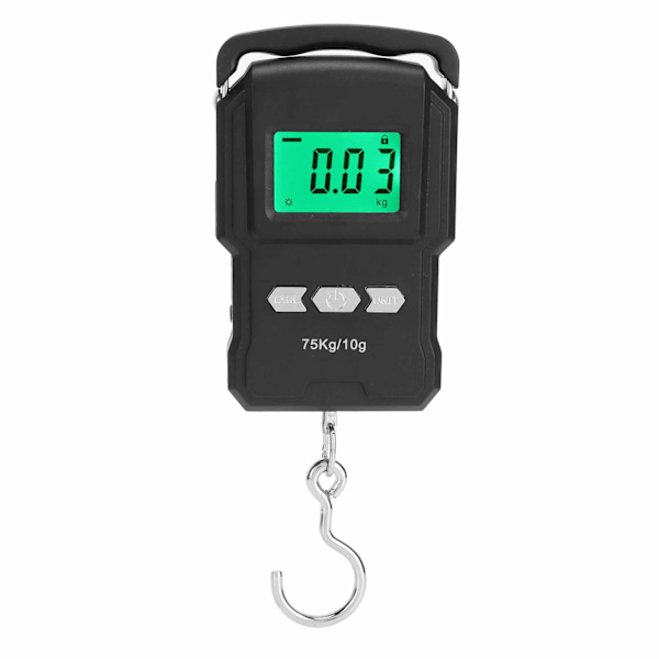 Bärbar elektronisk våg med måttband LCD-display Expressvåg 75 kg för hemmet