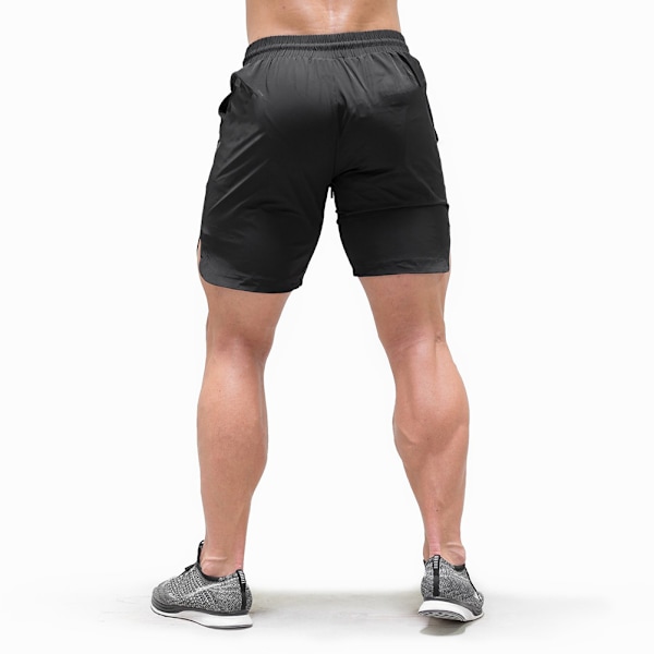 Gymnastikshorts til mænd Hurtigtørrende træningsshorts Korte løbebukser