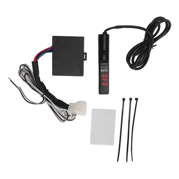 Auto Turbo Timer 12V Flameout Fördröjning Motorstart Timer LED Digital Display Bil Rött Ljus