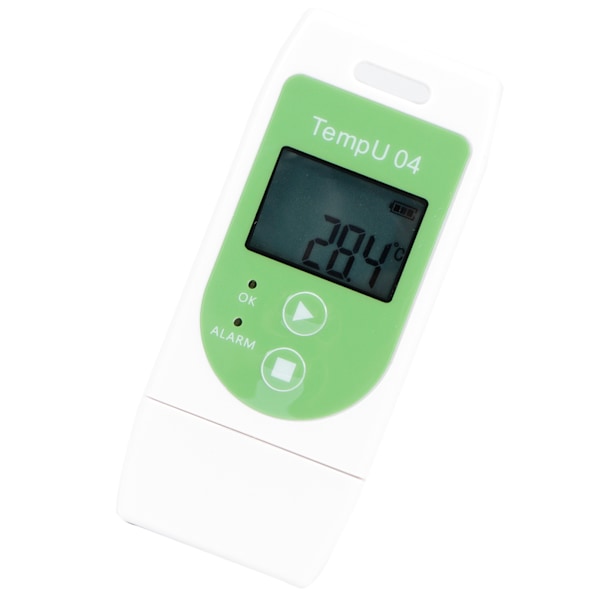 Temperaturinspelare USB Temp Datalogger med PDF SCF-rapport för kylskåpsbil