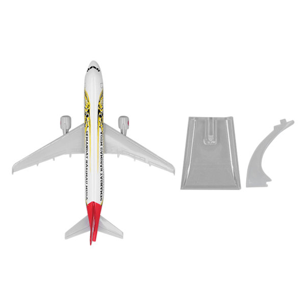 Flygplansmodell i metalllegering, flygande flygplansmodell, leksaksplan, present till barn