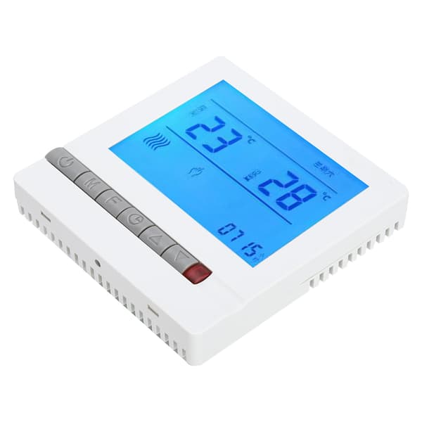 AC220V Termostat Vatten Golvvärme Temperaturregulator Panel med LCD-Display