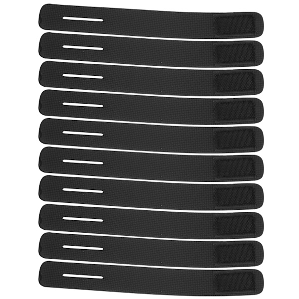 10 stk sett fiskestang bindebånd Anti-slip stang festebånd Stang wrap holder tilbehør