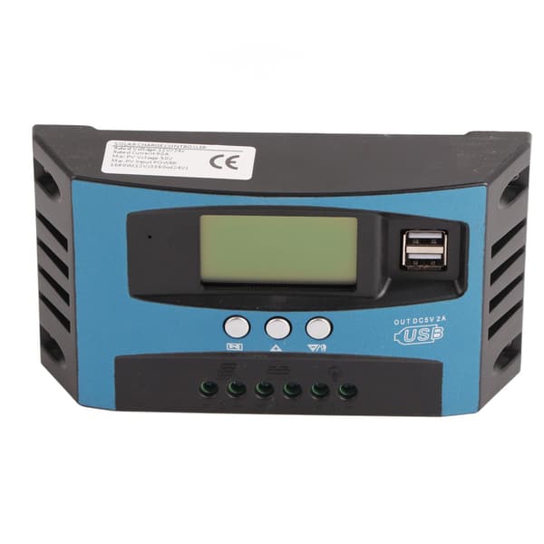 Solar Charge Controller MPPT Tracking Opladning Digitalt Display i Realtid Solar PV Charge Controller 12V 24V 90A