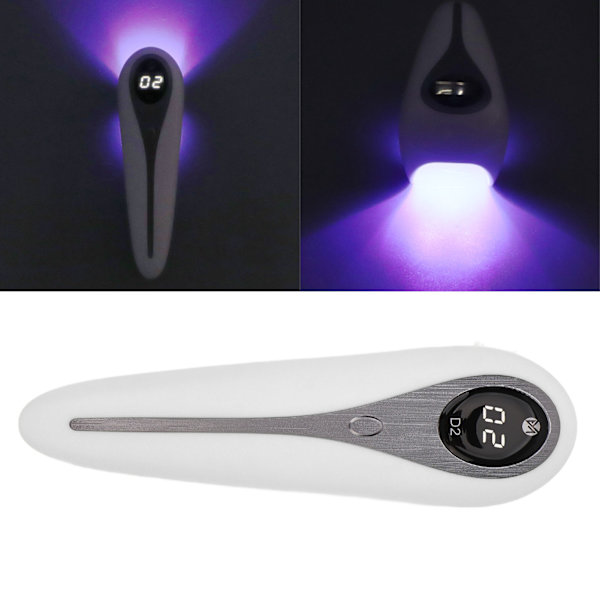 Mini UV Gel Nagellampa Handhållen 5W 3st Lampchips Snabbhärdande Portabel USB Nageltork Vit