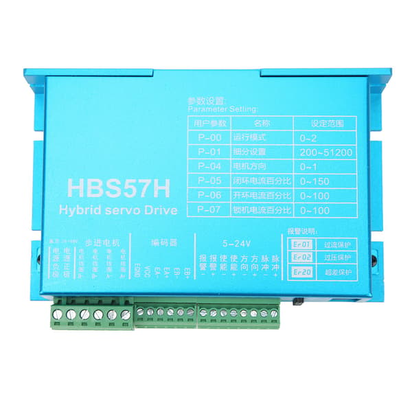 Digital Display Lukket Sløjfe Stepper Motor Driver Lille Vibration 57 Stepper Motor Driver Board 24-48VDC