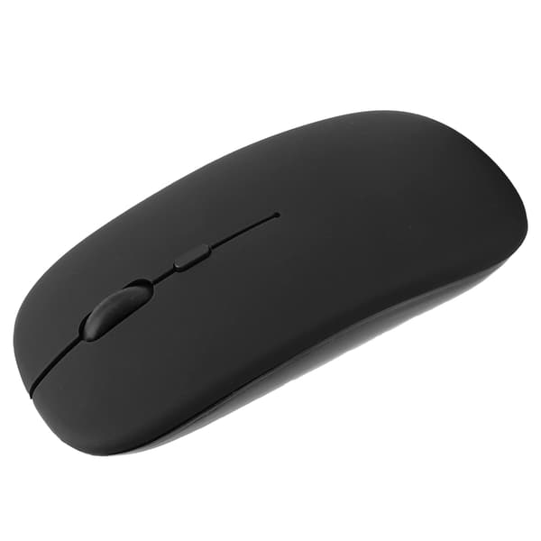Mus Sort Trådløs Bluetooth 5.0 Lydløs Kontor til OS X/Mi/Samsung Laptop Tablets
