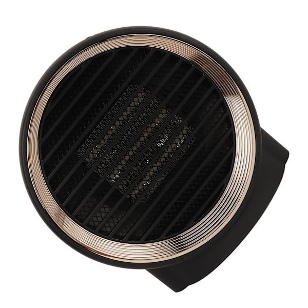 Mini Element 1000W Rund Elektrisk Skrivbordsvärmare Tyst Drift för Hem Sovrum Kontor Skrivbord Inomhusbruk Svart 95V‑240V EU-kontakt
