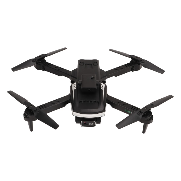 Foldbar Drone med 4K Enkelt Kamera WiFi LED Lys 50x Zoom One Key Take Off 4K Intelligent Hindring Undgåelse RC Quadcopter Sort