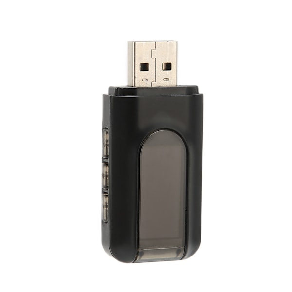 2 i 1 Bluetooth Adapter USB Trådløs Bluetooth Sender Modtager med LED Display til Bil Hjemme Audio System