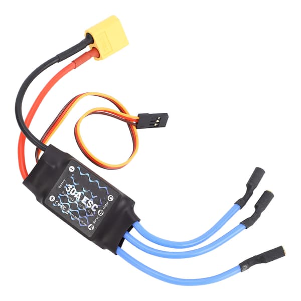 30A RC børsteløs ESC reparationsdele med XT60 stik lang ledning til RC fastvingefly små quadcopterfly