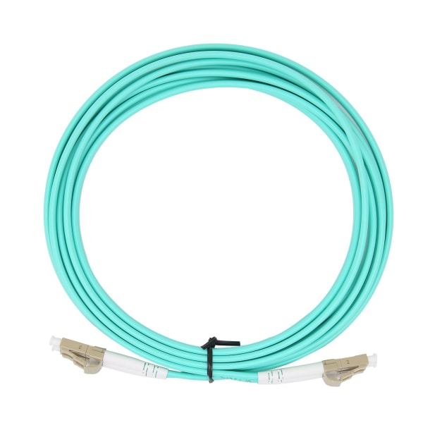 Optisk kabel MultiMode DualCore LC UPC optisk fiber för dataöverföring.