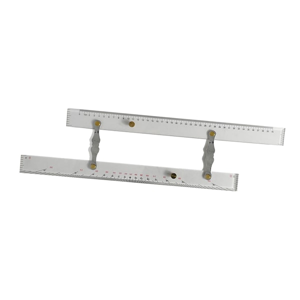 Marine Navigation Parallel Ruler Klar Skala Høj Nøjagtighed Transparens Båd Skib Tegning Parallel Ruler 450mm/17.71in